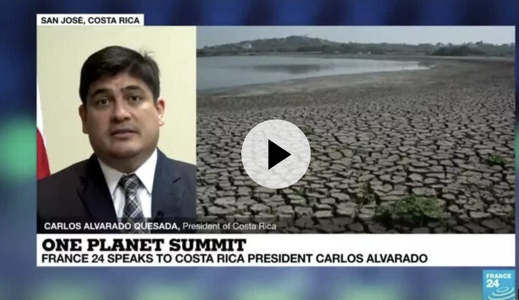 'Losing biodiversity creates problems for humanity,' Costa Rica's president tells FRANCE 24